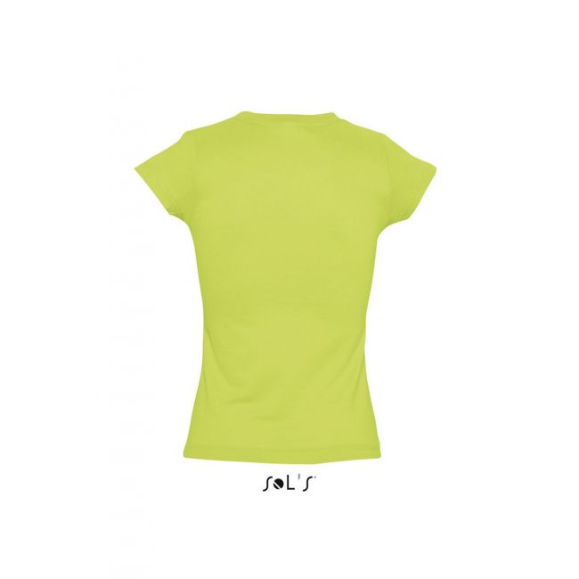 Sol's moon - women’s v-neck t-shirt culoare apple green marimea 2xl