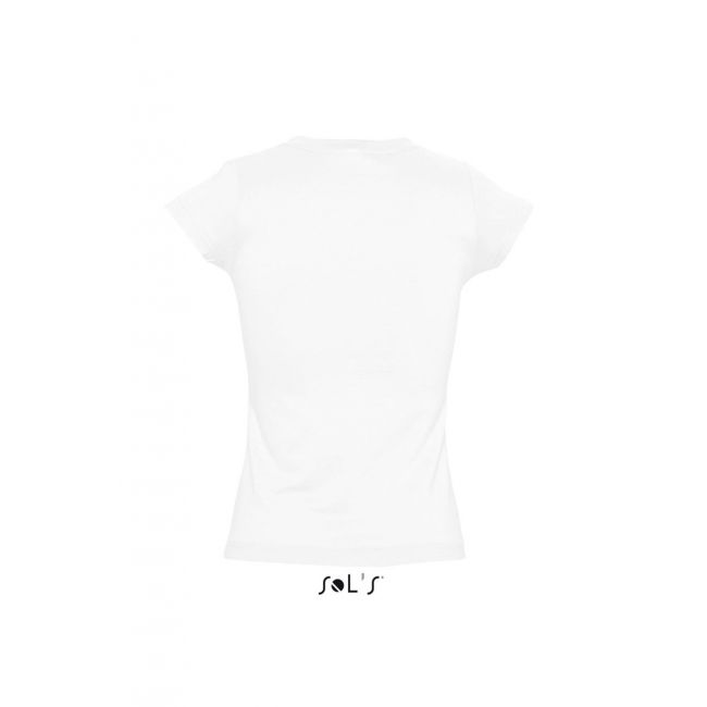 Sol's moon - women’s v-neck t-shirt culoare white marimea l