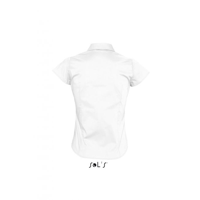 Sol's excess - short sleeve stretch women's shirt culoare white marimea l