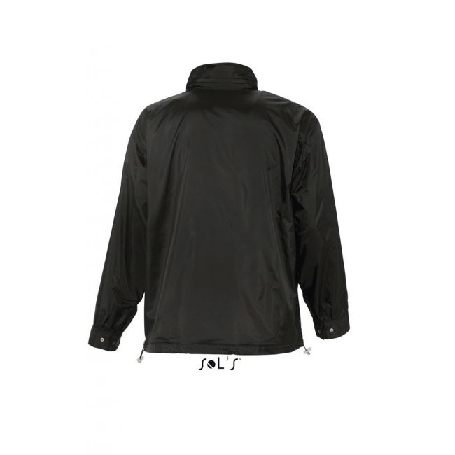 Sol's mistral - jersey-lined water repellent windbreaker culoare black marimea m