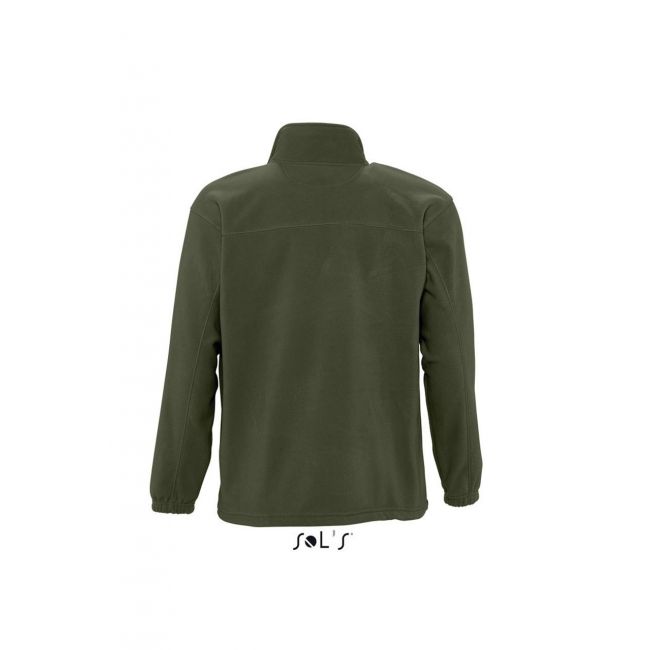 Sol's north men - zipped fleece jacket culoare army marimea xl