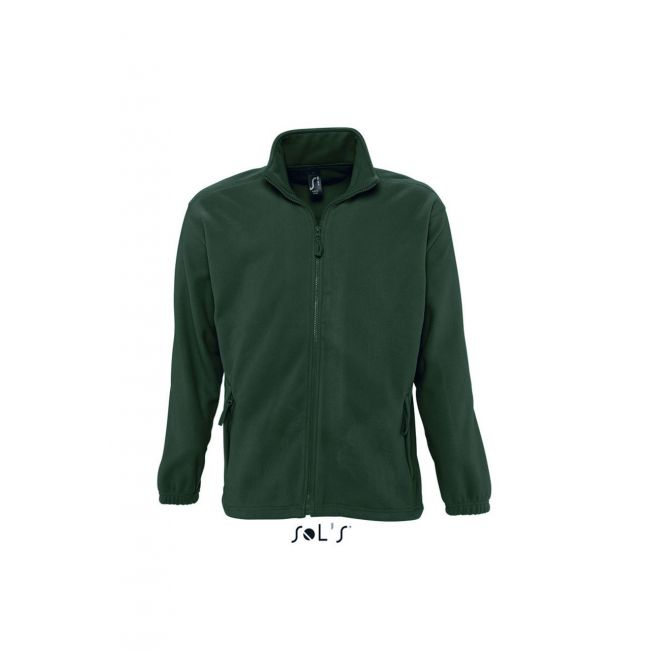 Sol's north men - zipped fleece jacket culoare fir green marimea xl