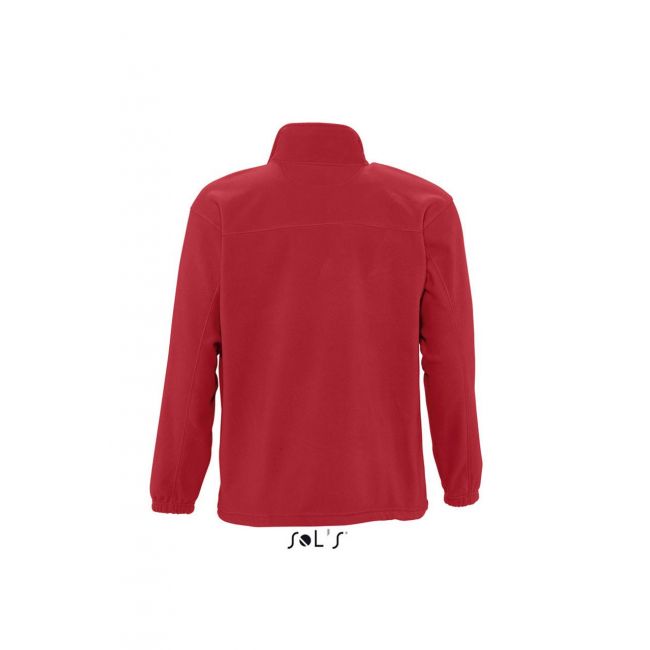 Sol's north men - zipped fleece jacket culoare red marimea 2xl