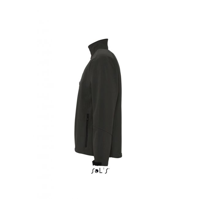 Sol's relax - men's softshell zipped jacket culoare black marimea s