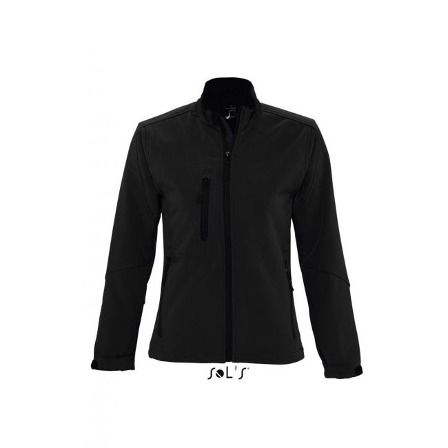 Sol's roxy - women's softshell zipped jacket culoare black marimea m