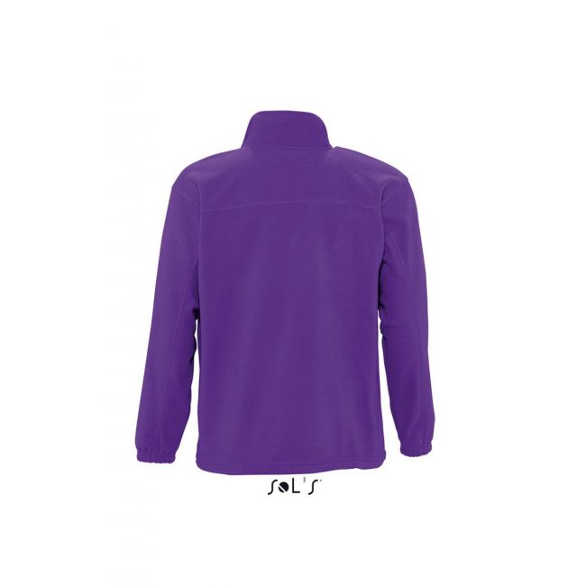 Sol's north men - zipped fleece jacket culoare dark purple marimea s