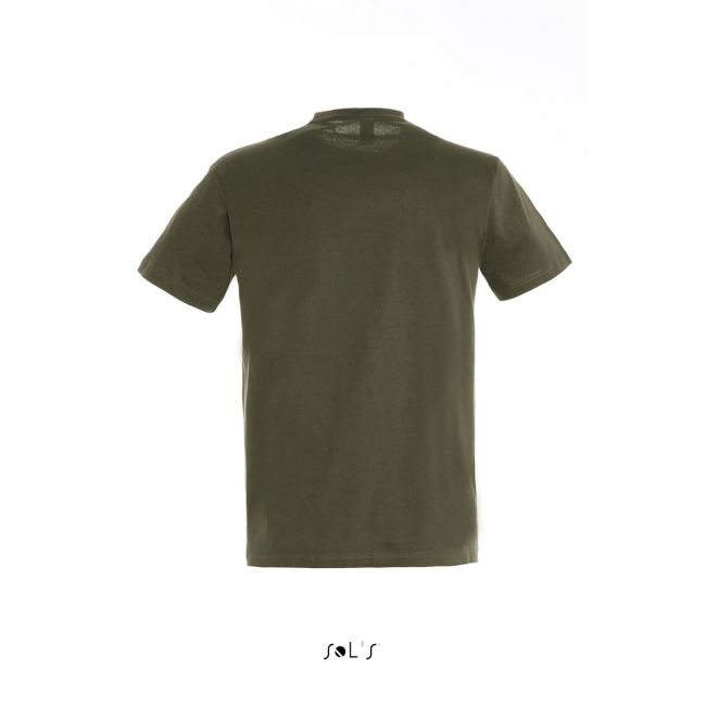 Sol's regent - unisex round collar t-shirt culoare army marimea xs