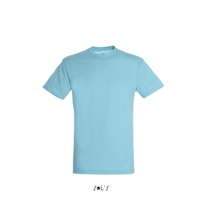 Sol's regent - unisex round collar t-shirt culoare atoll blue marimea m