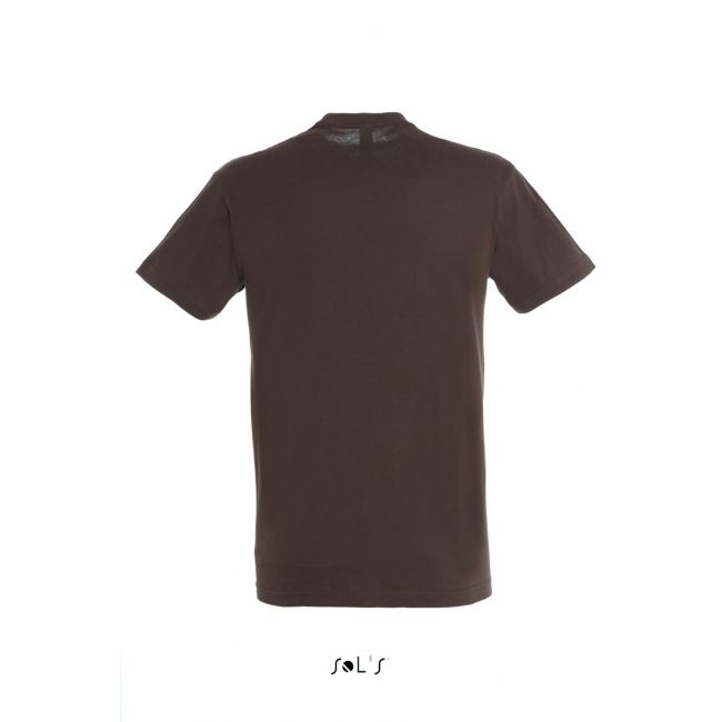 Sol's regent - unisex round collar t-shirt culoare chocolate marimea l