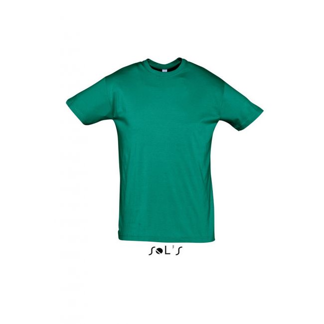 Sol's regent - unisex round collar t-shirt culoare emerald marimea l