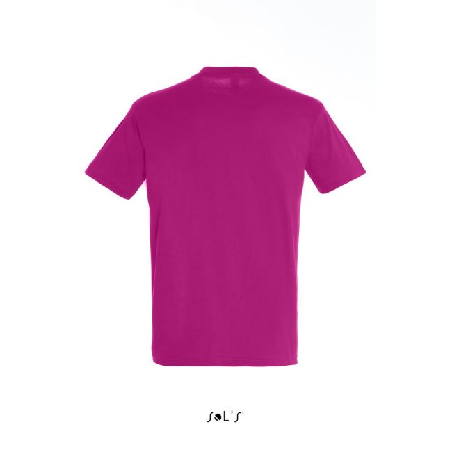 Sol's regent - unisex round collar t-shirt culoare fuchsia marimea m