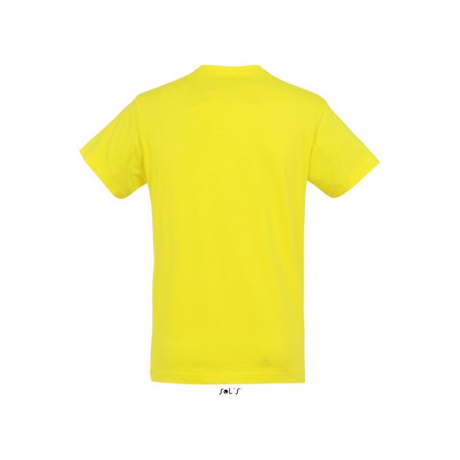 Sol's regent - unisex round collar t-shirt culoare lemon marimea 2xl