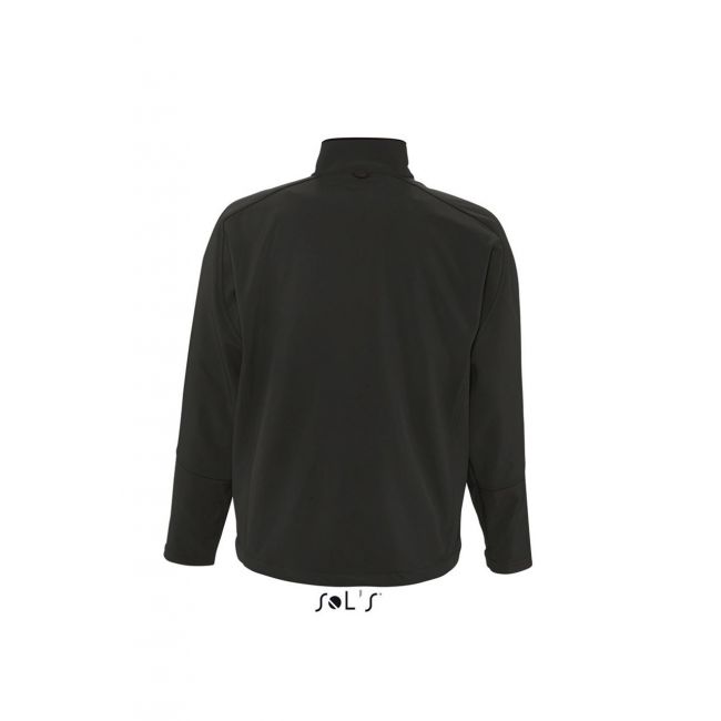 Sol's relax - men's softshell zipped jacket culoare black marimea 3xl