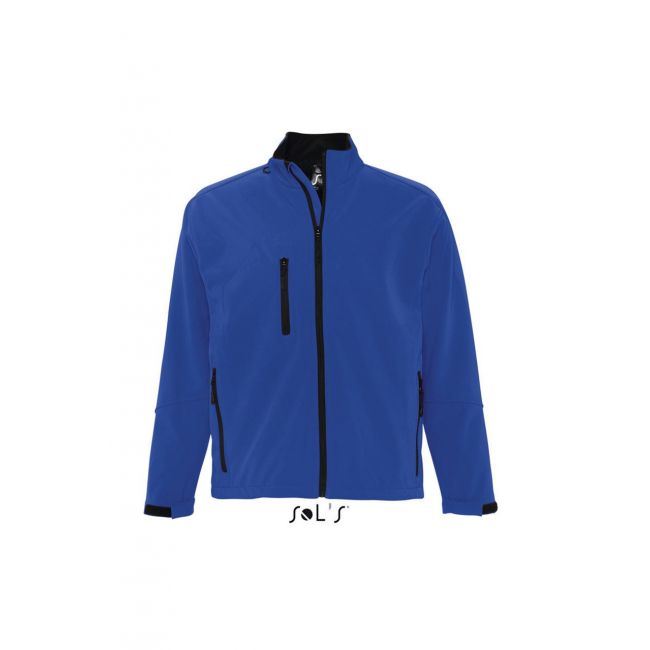 Sol's relax - men's softshell zipped jacket culoare royal blue marimea 3xl