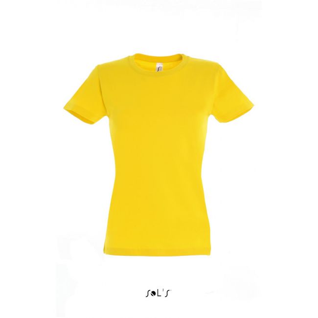 Sol's imperial women - round collar t-shirt culoare gold marimea xl