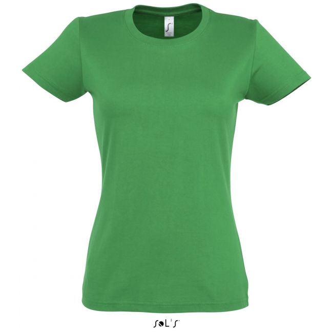 Sol's imperial women - round collar t-shirt culoare kelly green marimea l