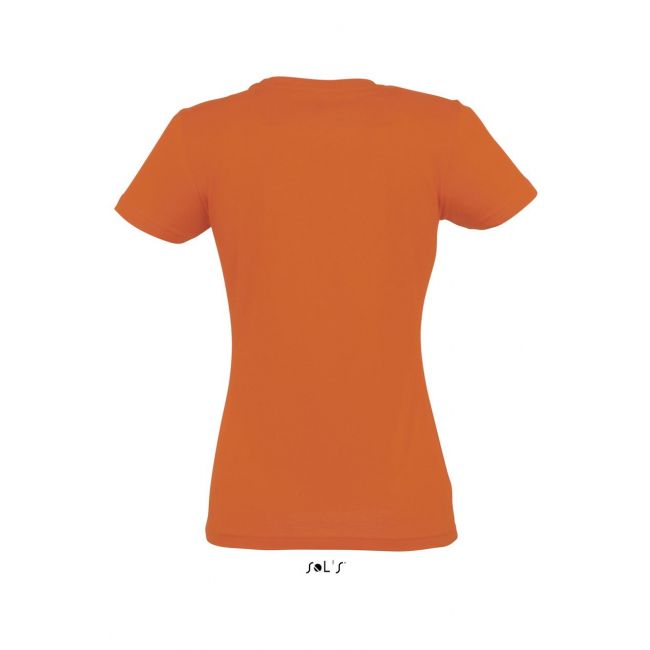 Sol's imperial women - round collar t-shirt culoare orange marimea 2xl