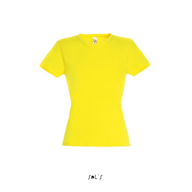 Sol's miss - women’s t-shirt culoare lemon marimea 2xl