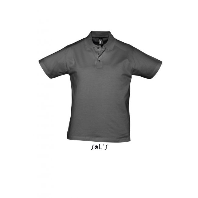 Sol's prescott men - polo shirt culoare dark grey marimea 2xl