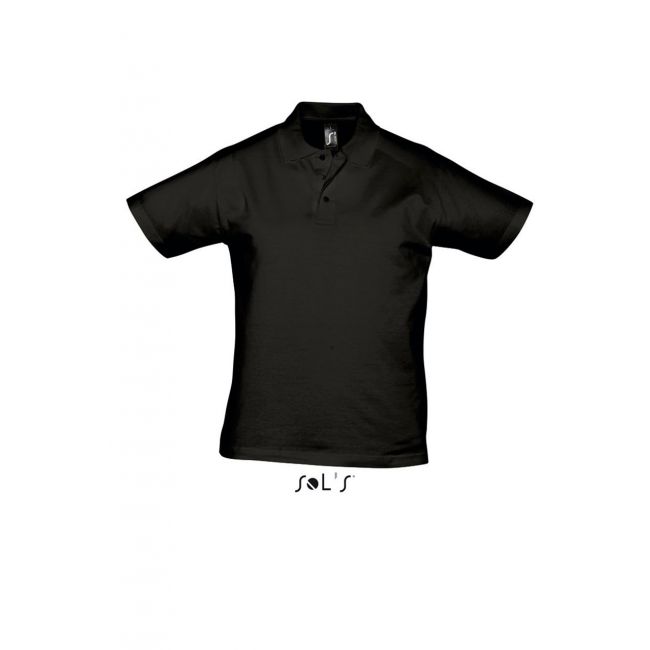 Sol's prescott men - polo shirt culoare deep black marimea 3xl