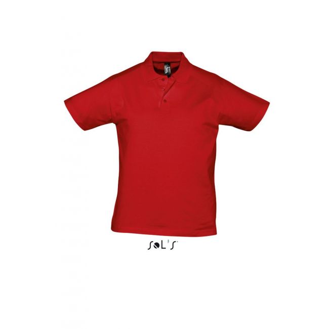 Sol's prescott men - polo shirt culoare red marimea m