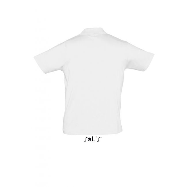 Sol's prescott men - polo shirt culoare white marimea 2xl
