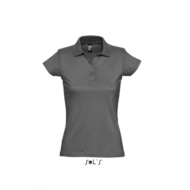 Sol's prescott women - polo shirt culoare dark grey marimea s