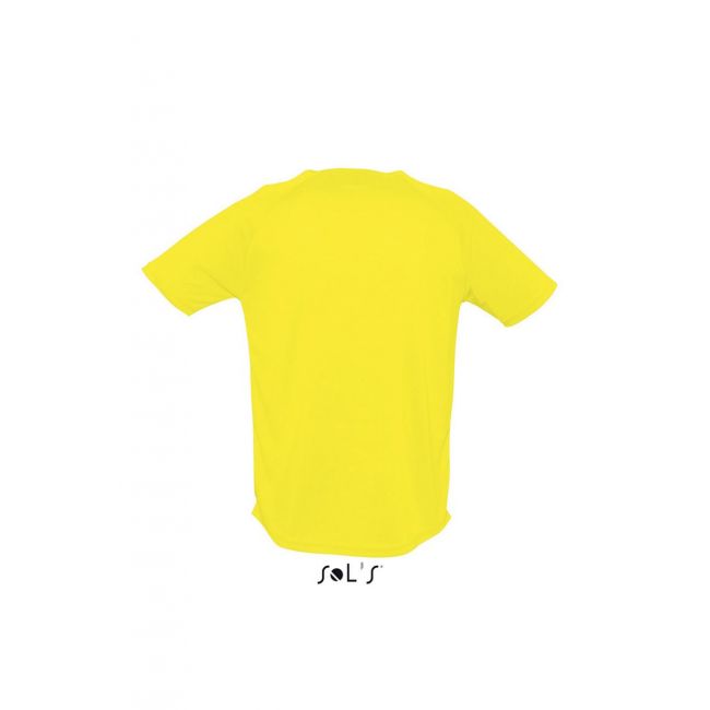 Sol's sporty - raglan sleeved t-shirt culoare lemon marimea s