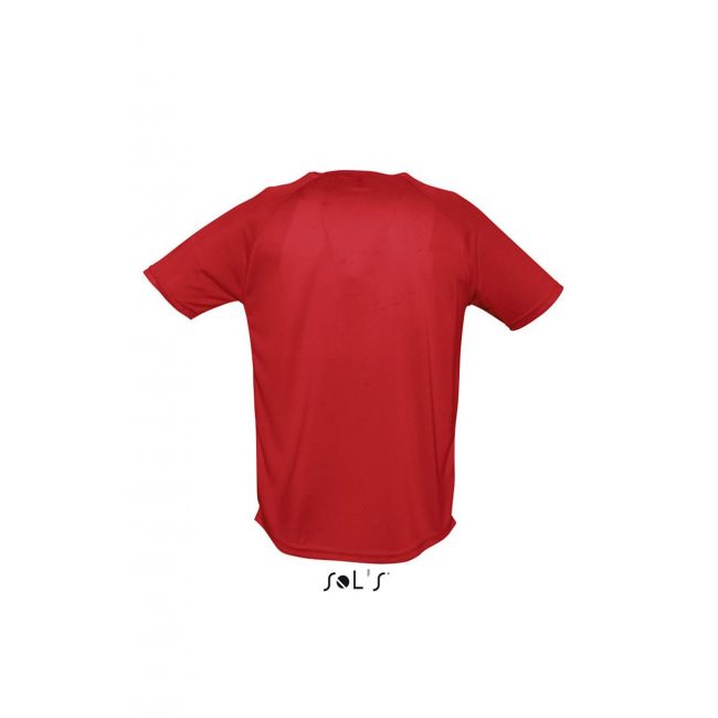 Sol's sporty - raglan sleeved t-shirt culoare red marimea xs