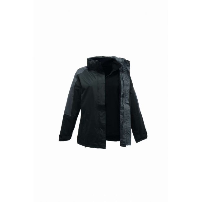 Women's defender iii waterproof 3-in-1 jacket culoare black/seal grey marimea 2xl