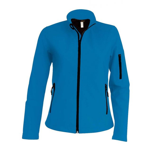 Ladies' softshell jacket culoare aqua blue marimea l