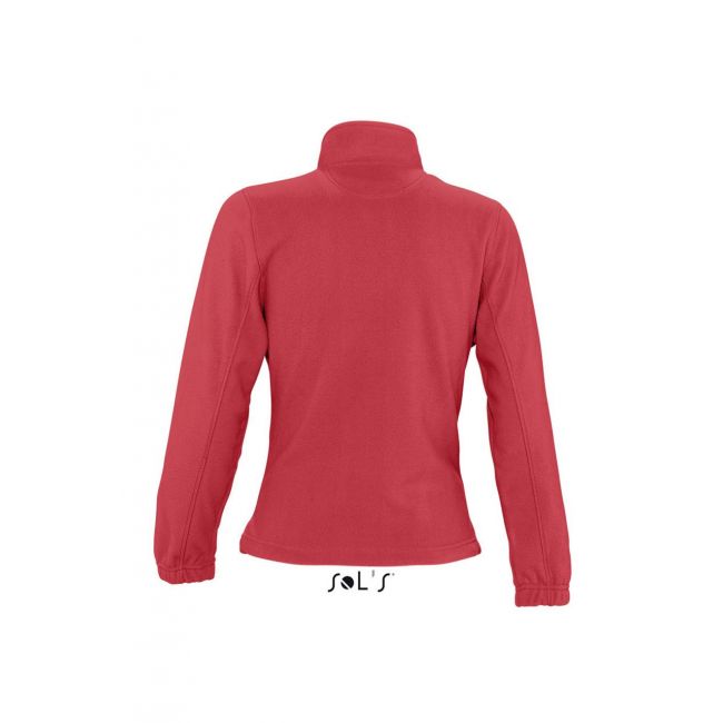 Sol's north women - zipped fleece jacket culoare red marimea l