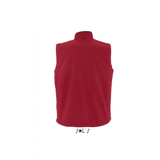 Sol's rallye men - sleeveless softshell jacket culoare pepper red marimea s