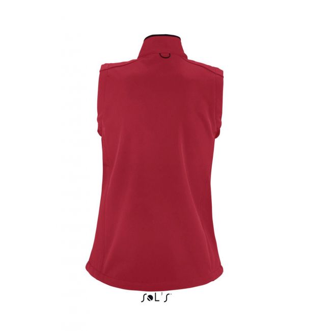 Sol's rallye women - sleeveless softshell jacket culoare pepper red marimea m