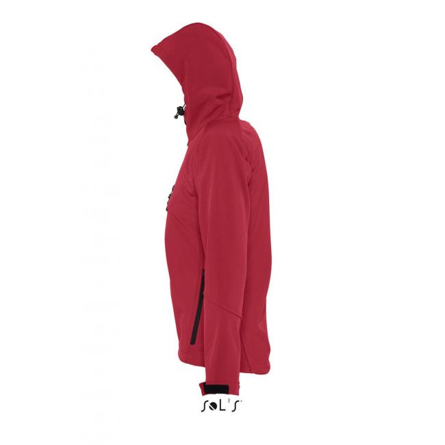 Sol's replay women - hooded softshell culoare pepper red marimea xl