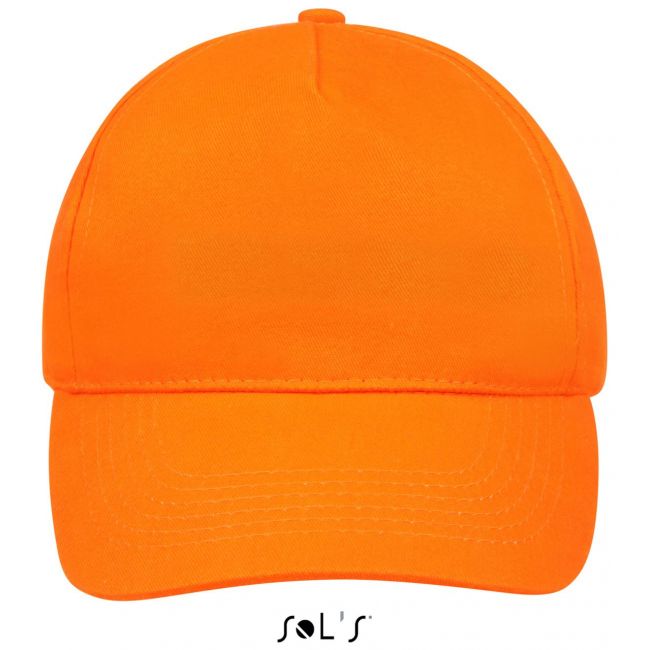 Sol's sunny - five panel cap culoare orange marimea u