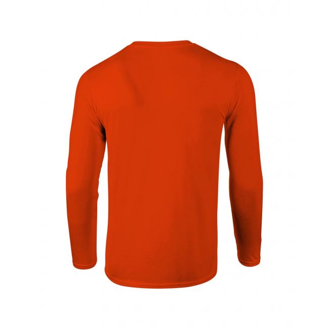 Softstyle® adult long sleeve t-shirt culoare orange marimea xl