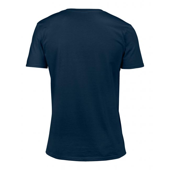 Softstyle® adult v-neck t-shirt culoare navy marimea l