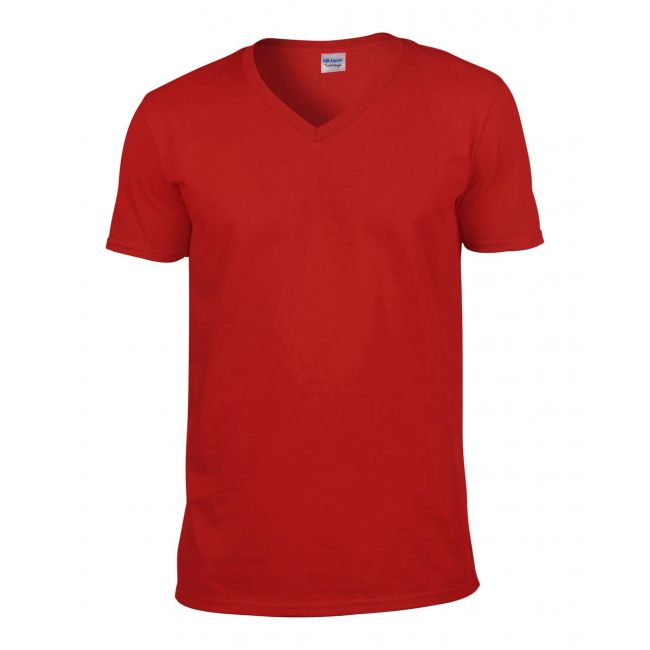 Softstyle® adult v-neck t-shirt culoare red marimea 2xl