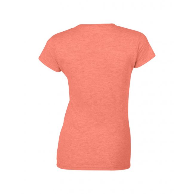 Softstyle® ladies' t-shirt culoare heather orange marimea m