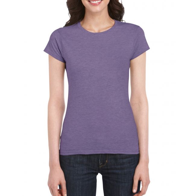 Softstyle® ladies' t-shirt culoare heather purple marimea l