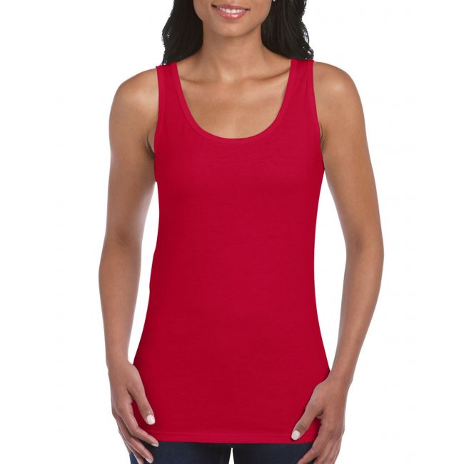 Softstyle® ladies' tank top culoare cherry red marimea m