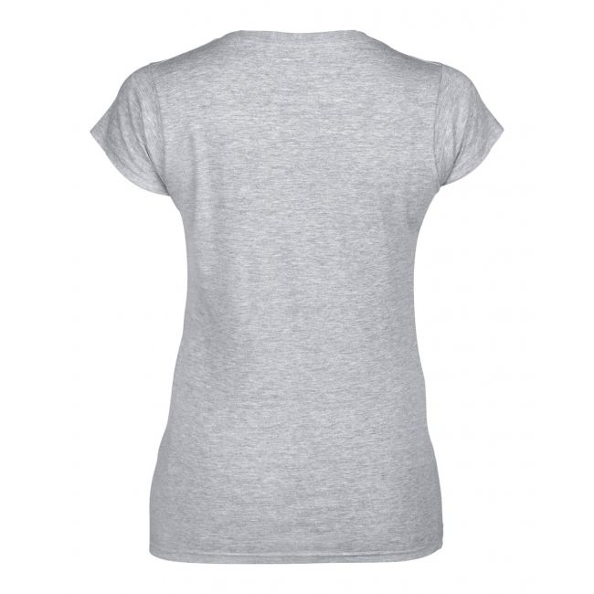 Softstyle® ladies' v-neck t-shirt culoare rs sport grey marimea m