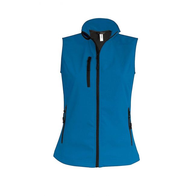 Ladies' softshell bodywarmer culoare aqua blue marimea 4xl