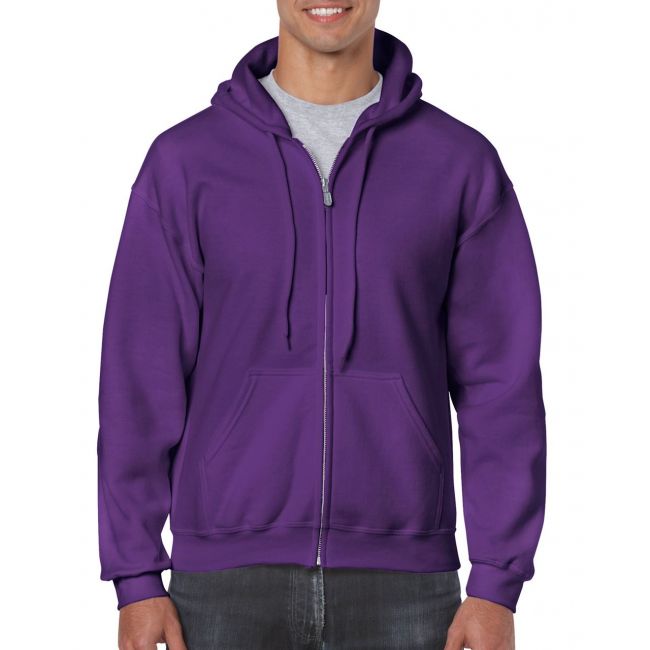 Heavy blend™ adult full zip hooded sweatshirt culoare purple marimea 3xl