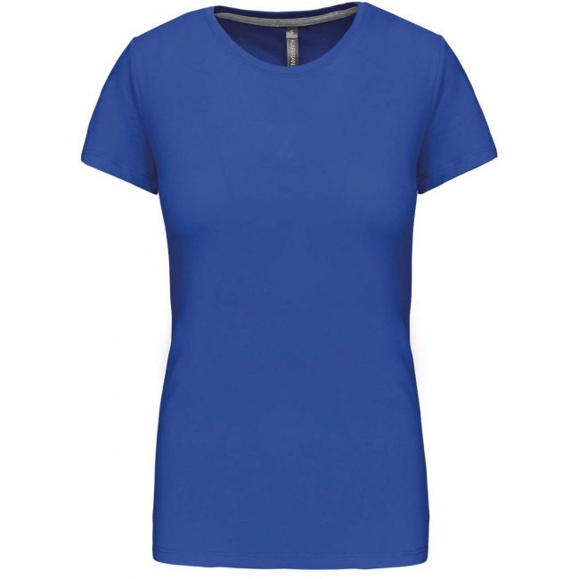 Ladies' short sleeve crew neck t-shirt culoare light royal blue marimea m