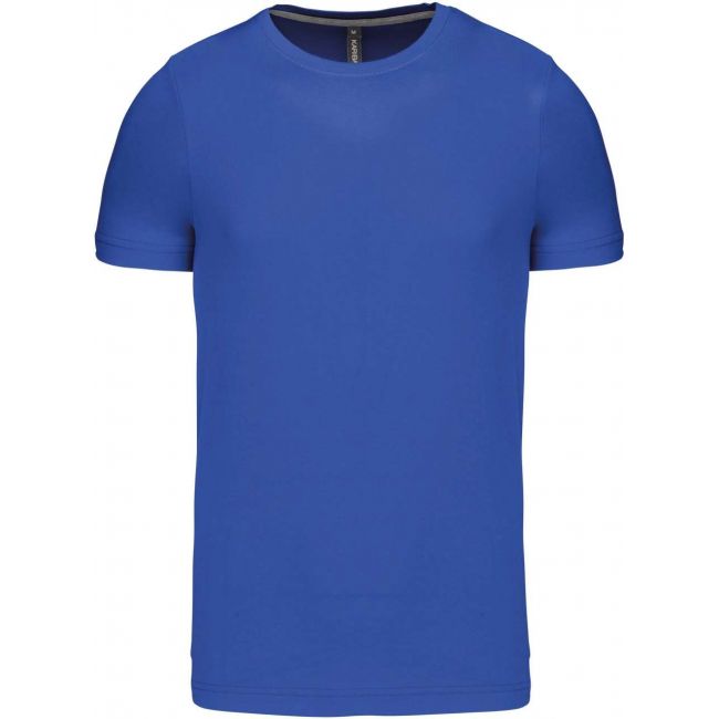 Short-sleeved crew neck t-shirt culoare light royal blue marimea 3xl