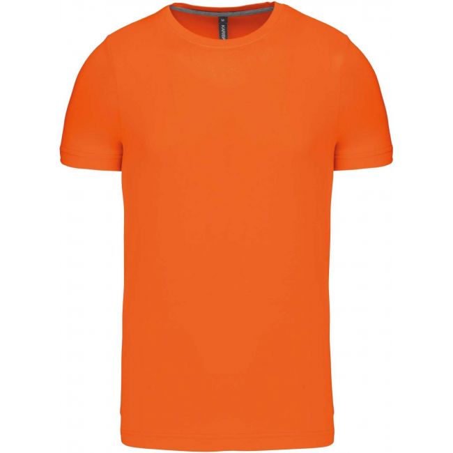 Short-sleeved crew neck t-shirt culoare orange marimea 4xl