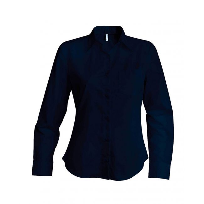 Jessica > ladies' long-sleeved shirt culoare navy marimea m