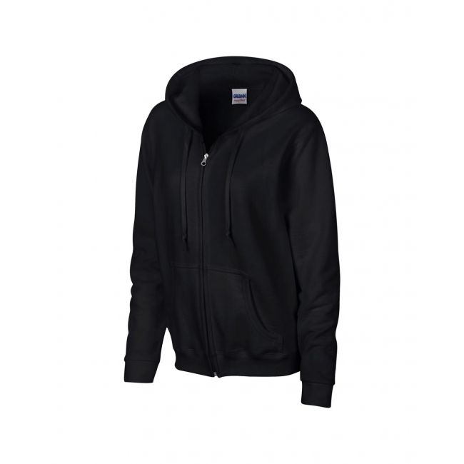 Heavy blend™ ladies' full zip hooded sweatshirt culoare black marimea m